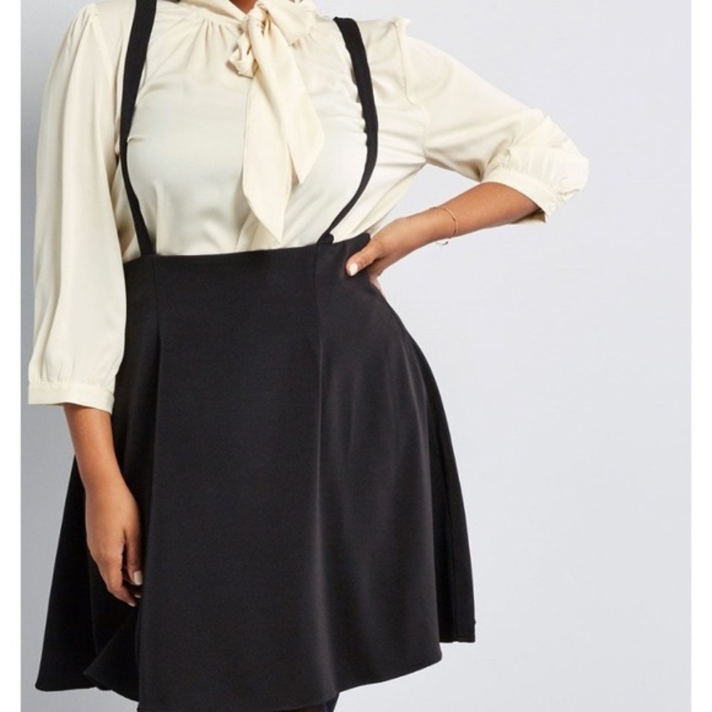 ModCloth Overall Winner Suspender Skirt